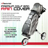 Golf Bag Rain Hood in package