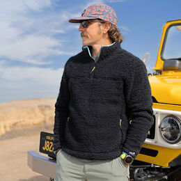 Night Night High-Pile Quarter-Zip Pull Over