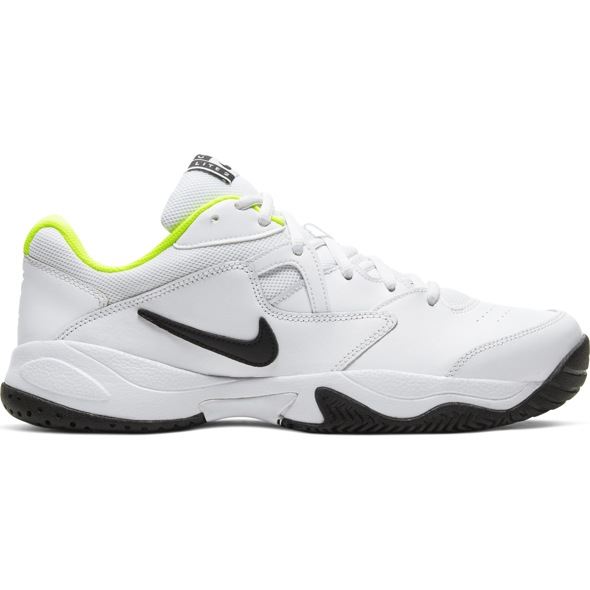 NikeCourt Lite 2 Men's Hard Court Tennis Shoe - White/Yellow | PGA TOUR