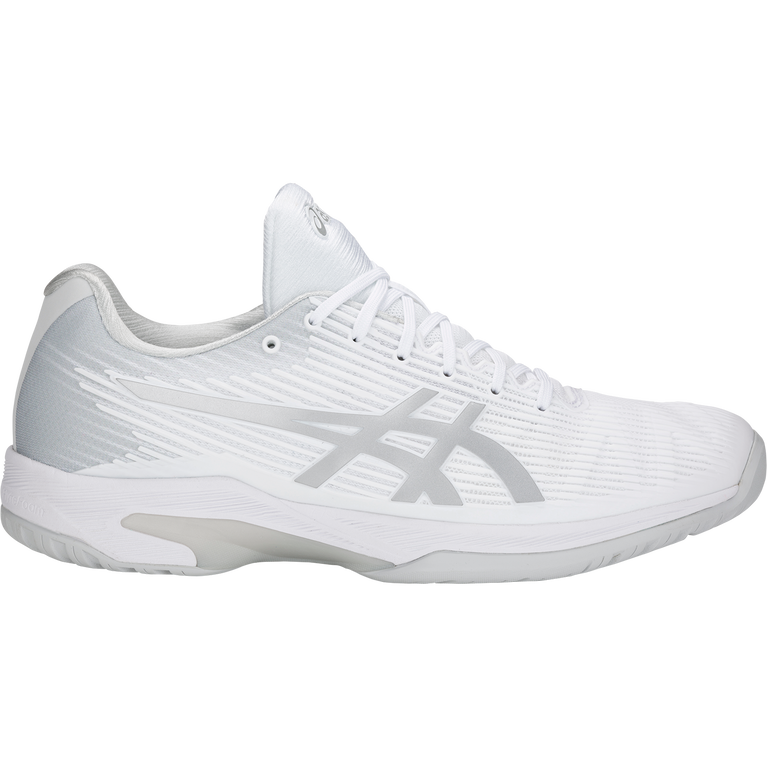 Asics Solution Speed FF Men #39 s Tennis Shoe White/Silver PGA TOUR