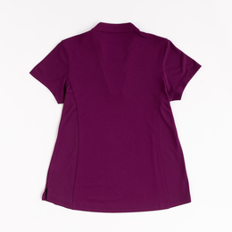 Ottoman Texture Placket Short Sleeve Top