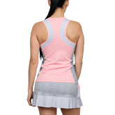 Alternate View 1 of Cosmopolitan Collection: Gray Inset Sleeveless Ribbed Tank Top
