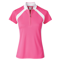 Radiant Twist Collection: Carole Cap Sleeve Polo Shirt