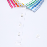 Alternate View 4 of Pleated Collar Sleeveless Polo Shirt