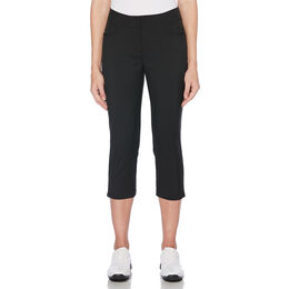 Essentials Woven Solid Capri Pant