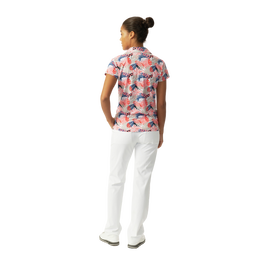 Flair Floral Short Sleeve Polo