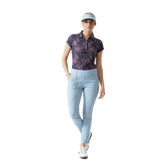 Alternate View 1 of Sportif Dot Collection: Elisabet Print Short Sleeve Polo Shirt