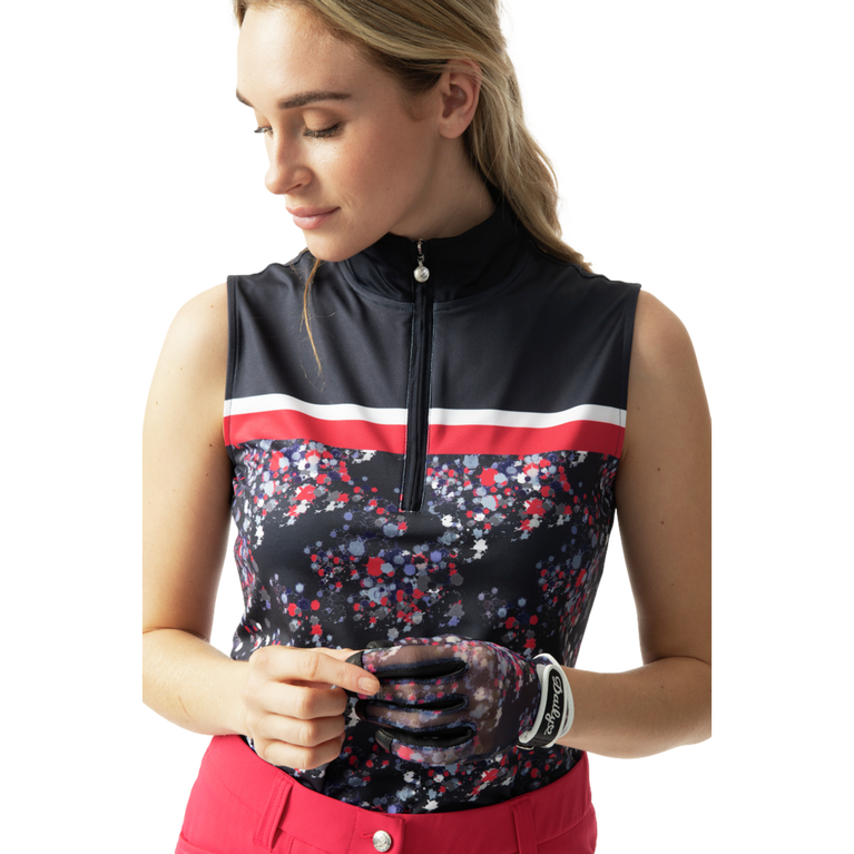 Sportif Dot Collection: Elisabet Dot Print Sleeveless Top