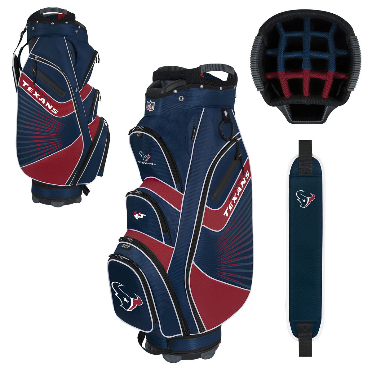 Nfl Houston Texans Bucket Ii Cooler Cart Bag