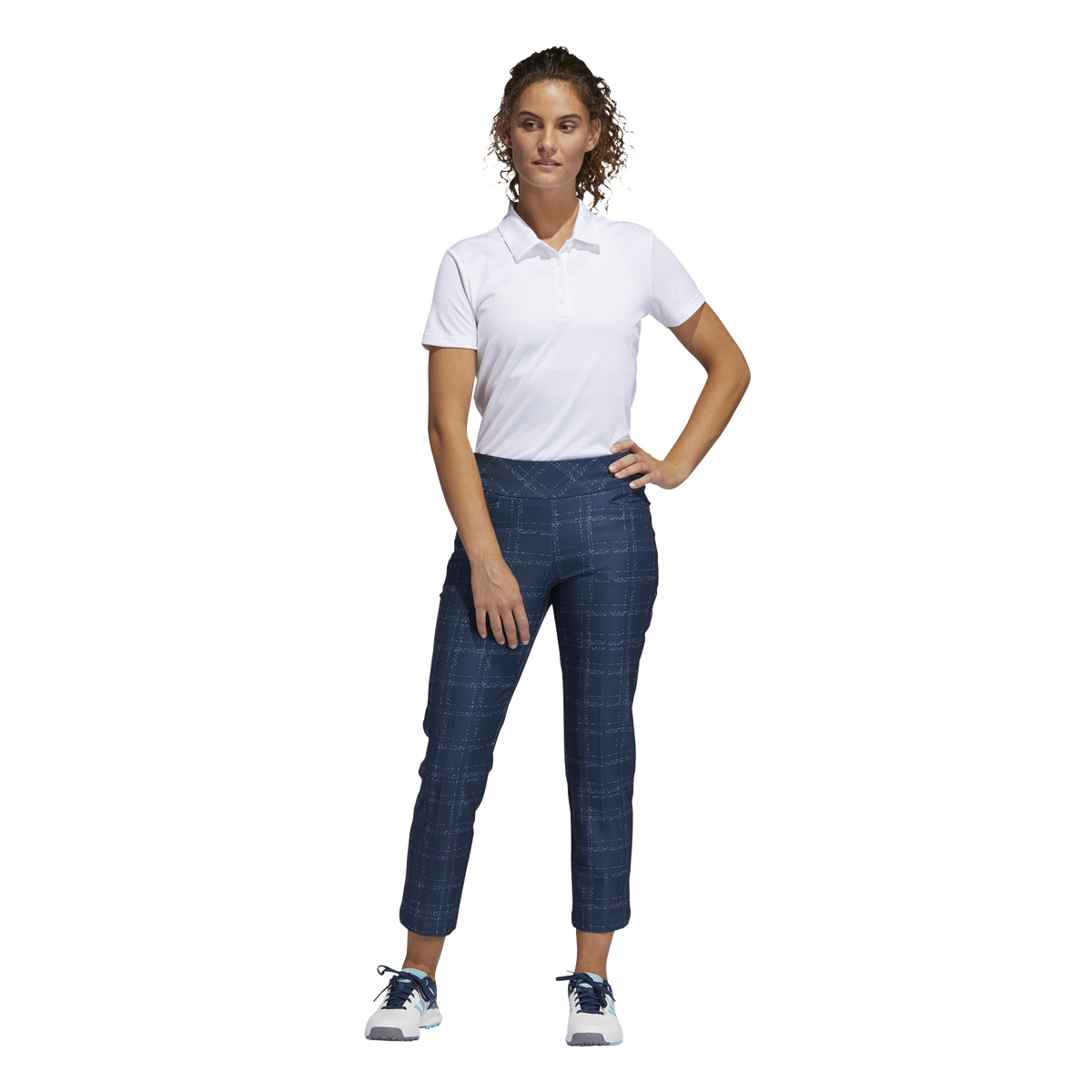 Adidas Ultimate365 Print Primegreen Plaid Ankle Pants | PGA TOUR Superstore