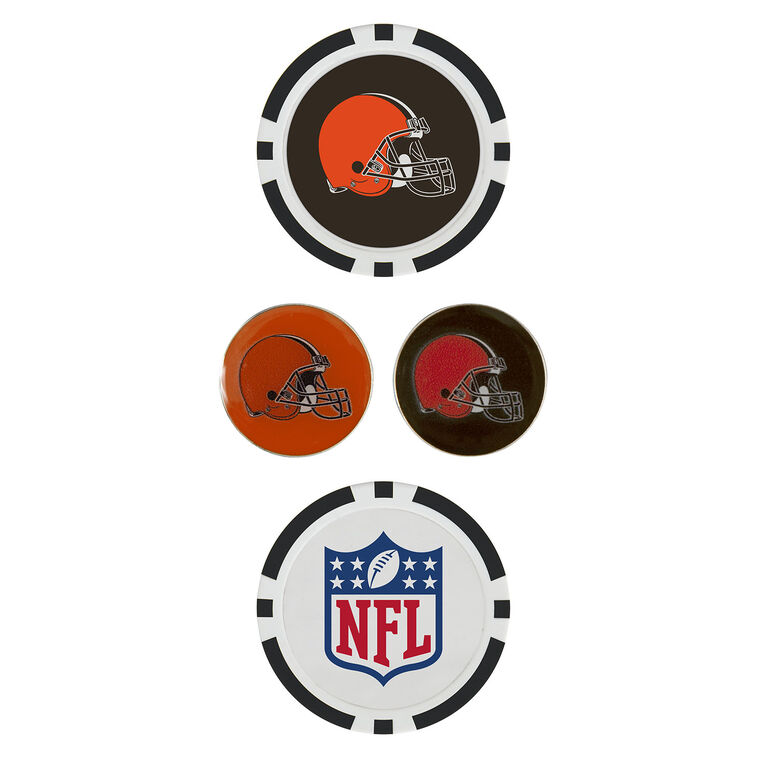 Team Effort Cleveland Browns Ball Marker Set