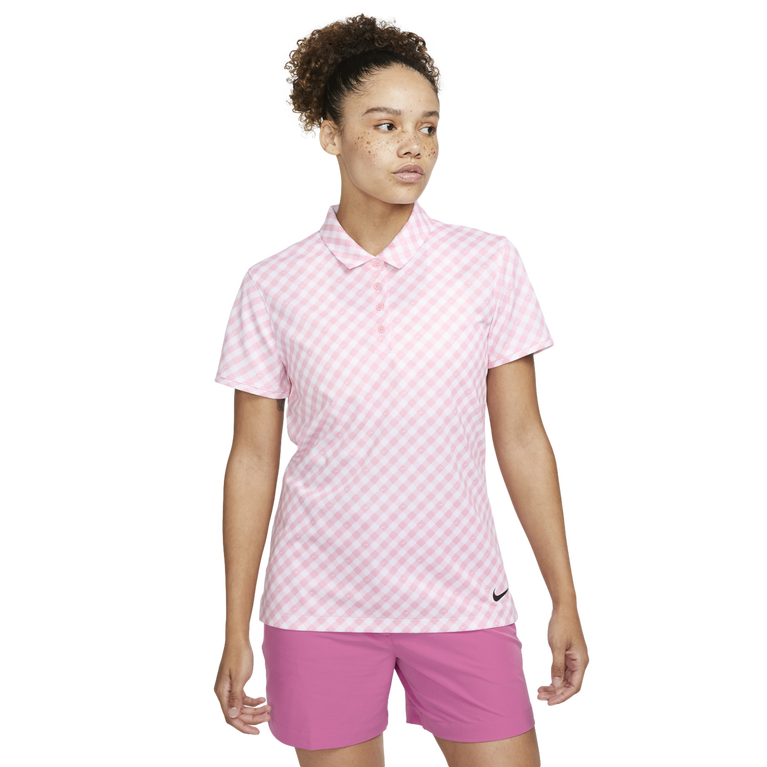 Nike Dri-Fit Victory Gingham Short Sleeve Polo Shirt | PGA TOUR Superstore