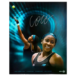 Coco Gauff Autographed &ldquo;First of Many&rdquo; 16&quot; x 20&quot;