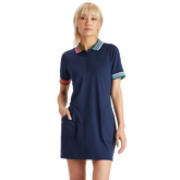 Alternate View 1 of Pleated Tech Short Sleeve Dress