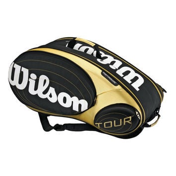 Wilson tennis bag gold
