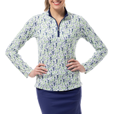 Alternate View 1 of SolCool Tiki Time Quarter Zip Pullover
