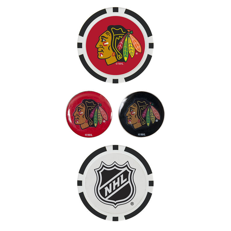 Team Effort Chicago Blackhawks Ball Marker Set
