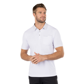 Snowy Days Pocket Short Sleeve Polo Shirt