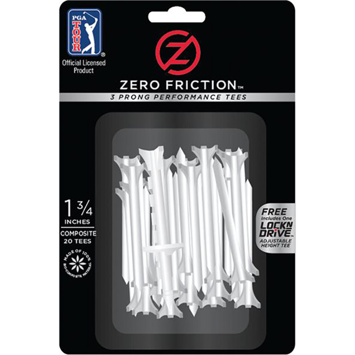 Zero Friction Tees 1 3 4 Pga Tour Super Zero Friction Tees 1 3 4 White
