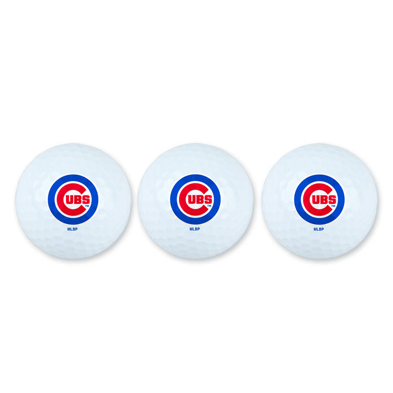 Team Effort Chicago Cubs Golf Ball 3 Pack