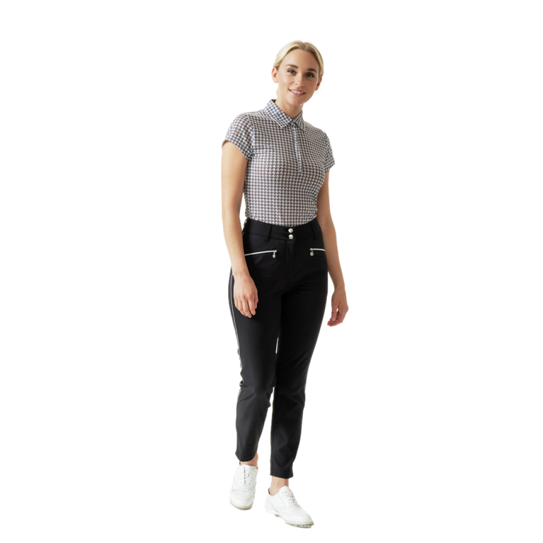 Irregular Check Collection: Fay Mesh Short Sleeve Polo Shirt