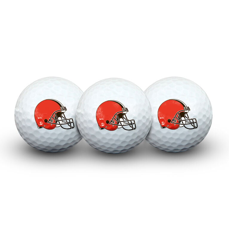 Team Effort Cleveland Browns Golf Ball 3 Pack