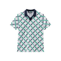 Nelly Korda Jacquard Short Sleeve Polo