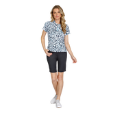 Alternate View 2 of Radiance Cove Collection: Valeska Leo Swirl Short Sleeve Top