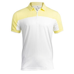 Adam Mixed Media Zip Polo