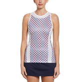 Geo Printed Women&#39;s Tennis Tank Top
