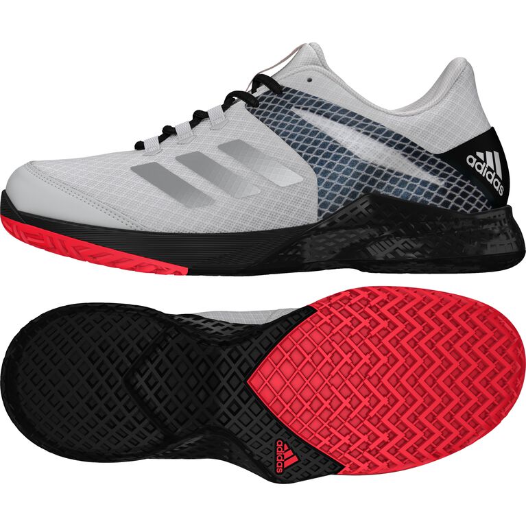 adidas adizero Club 2.0 Men's Tennis Shoe - Silver/Black | PGA TOUR ...