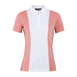 Evelina Color Block Short Sleeve Polo Shirt