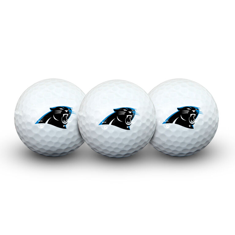 Team Effort Carolina Panthers Golf Ball 3 Pack