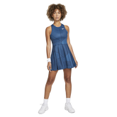 Alternate View 1 of NikeCourt Dri-FIT Advantage Sleeveless Grid Print Tennis Dress