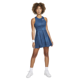 NikeCourt Dri-FIT Advantage Sleeveless Grid Print Tennis Dress