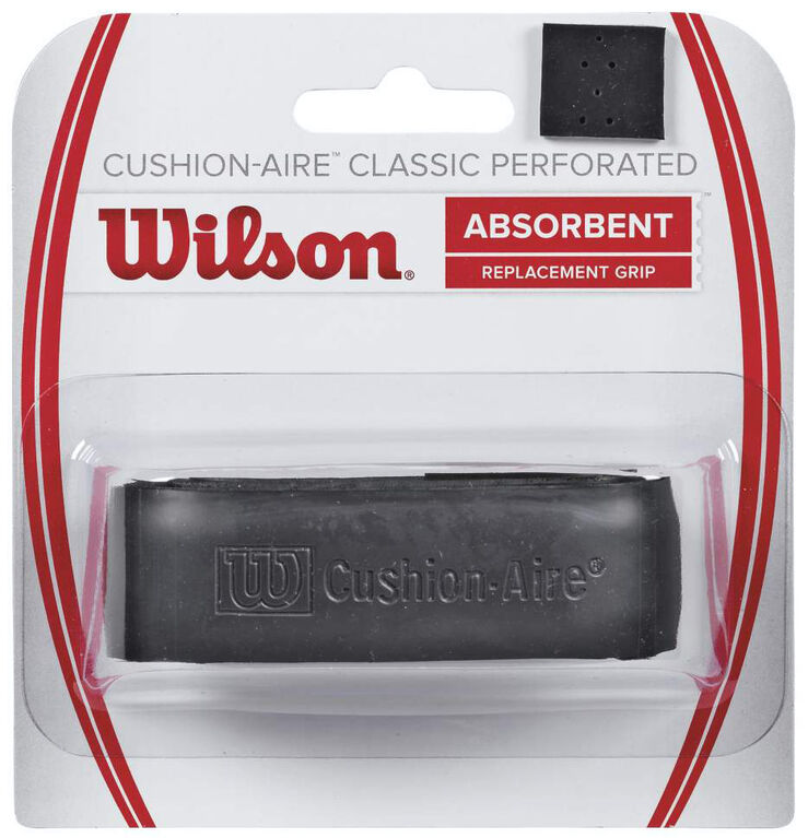 Wilson Cushion-Aire Classic Perforated Replacement Grip - Black