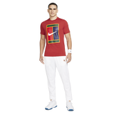 Alternate View 2 of NikeCourt Short Sleeve Heritage Logo Tennis T-Shirt