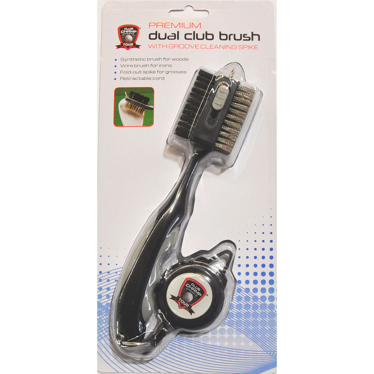 Premium Dual Brush w/ Cord PGA TOUR Superstore