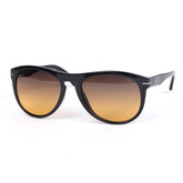 EOS Black and Plaid European Wayfarer Sunglasses