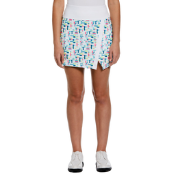 Geo Print 16&quot; Wrap Skort