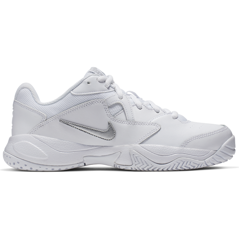 nuez Más temprano mezcla NikeCourt Lite 2 Women's Hard Court Tennis Shoe - White/Silver | PGA TOUR  Superstore