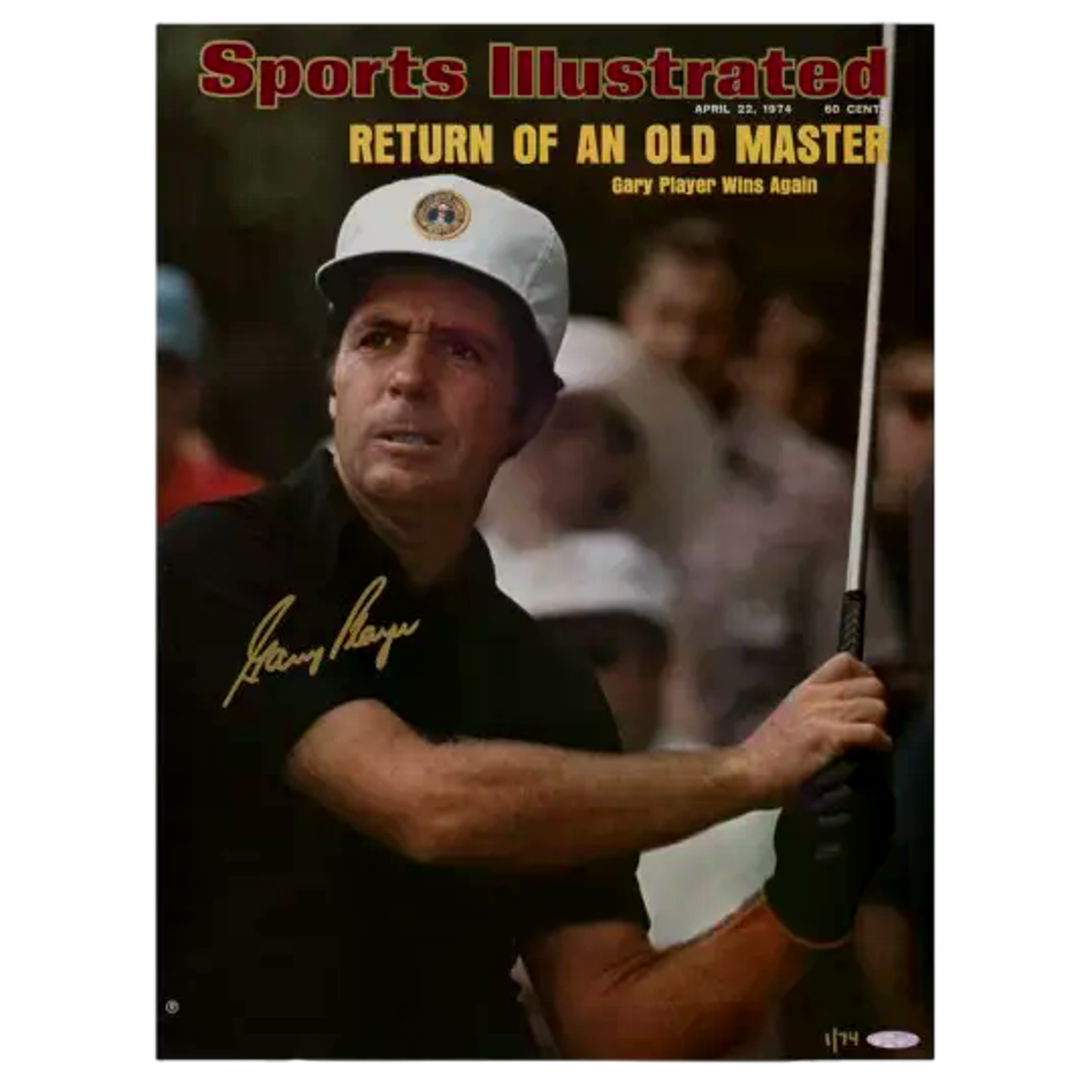 Upper Deck Gary Player 1974 Masters Sports Illustrated Cover 15" x 20