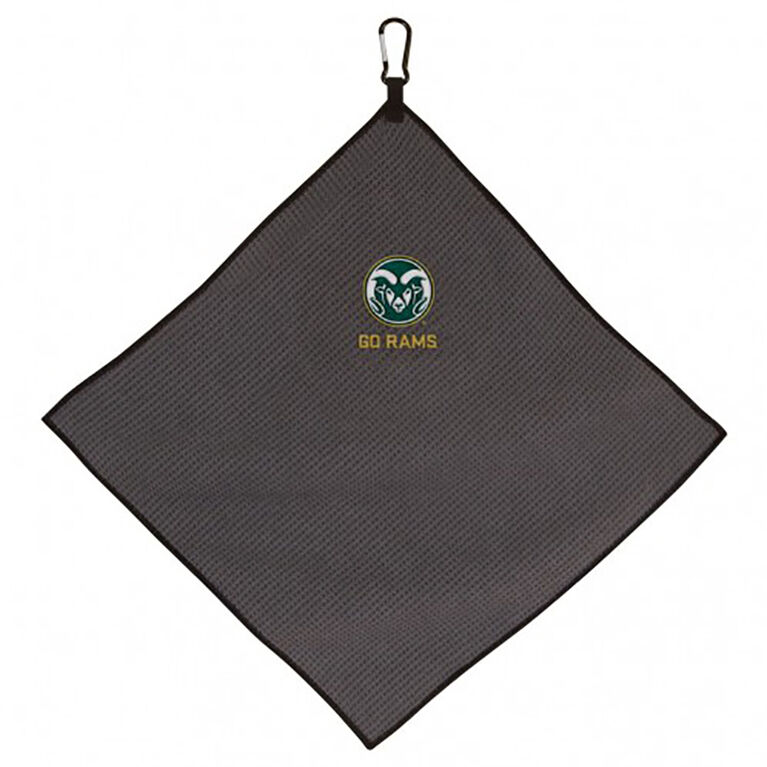 Colorado State Rams 15x15 Grey Microfiber Towel