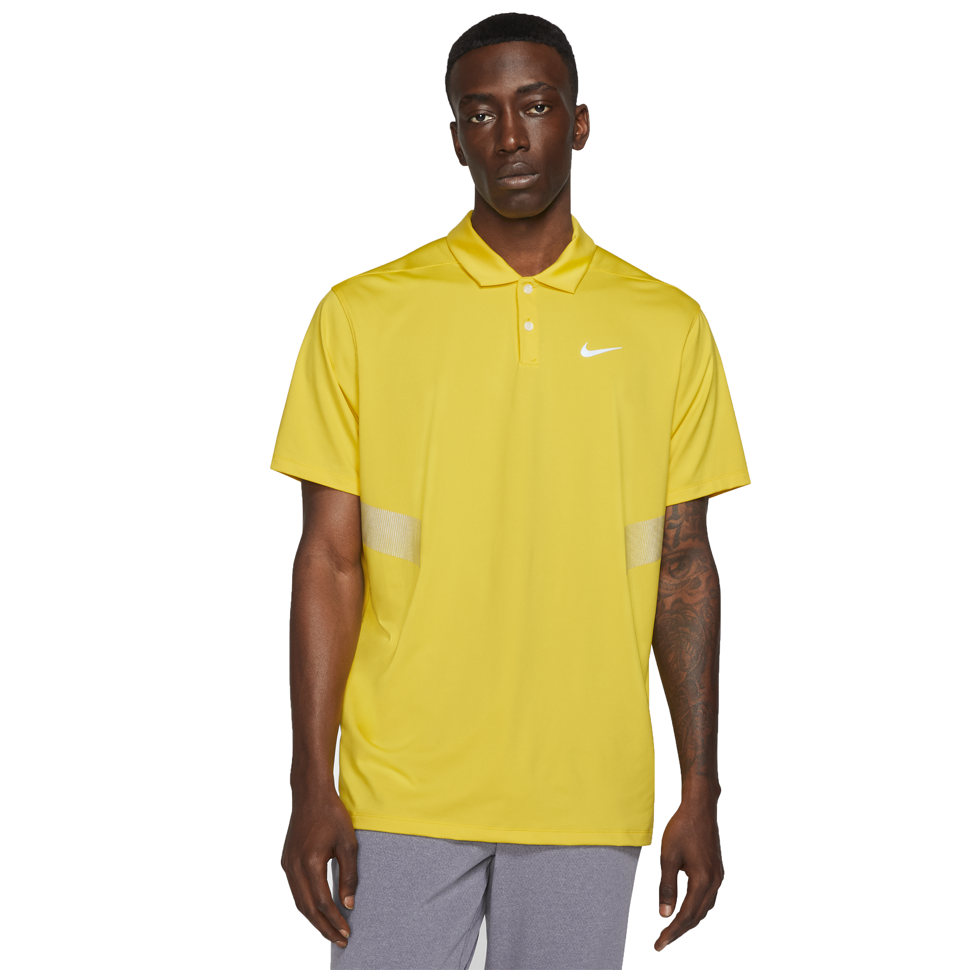 Yellow nike polo on sale