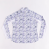 Alternate View 1 of Floral Mosaic Quarter Zip Pull Over