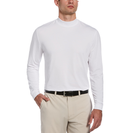 Mock Neck Long Sleeve Men&#39;s Sweater