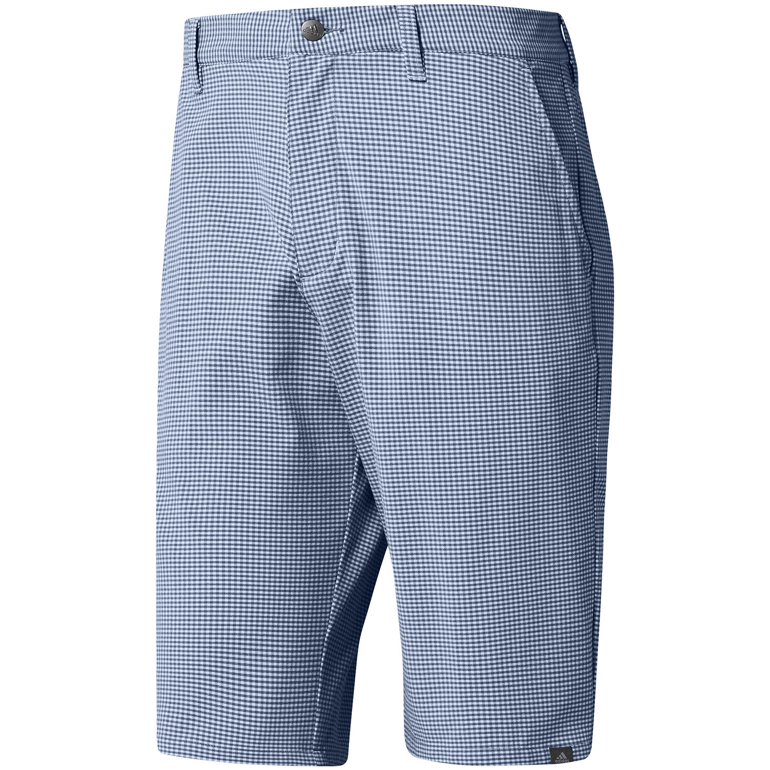 Adidas gingham golf shorts sales
