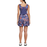 Alternate View 1 of Abstract Floral Splatter Printed Women&#39;s Tennis Dress