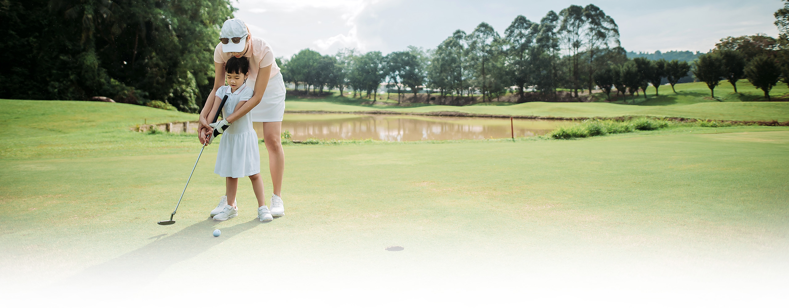 Mother and Daughter Golf Course Image Header