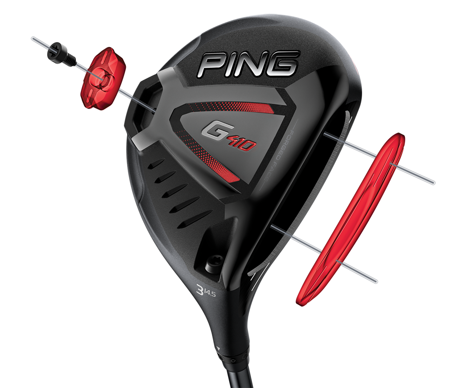 PING G410 Fairway Wood Exploded Tech